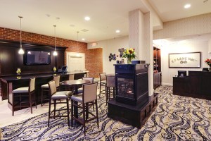 The Lane Hotel fireplace lounge